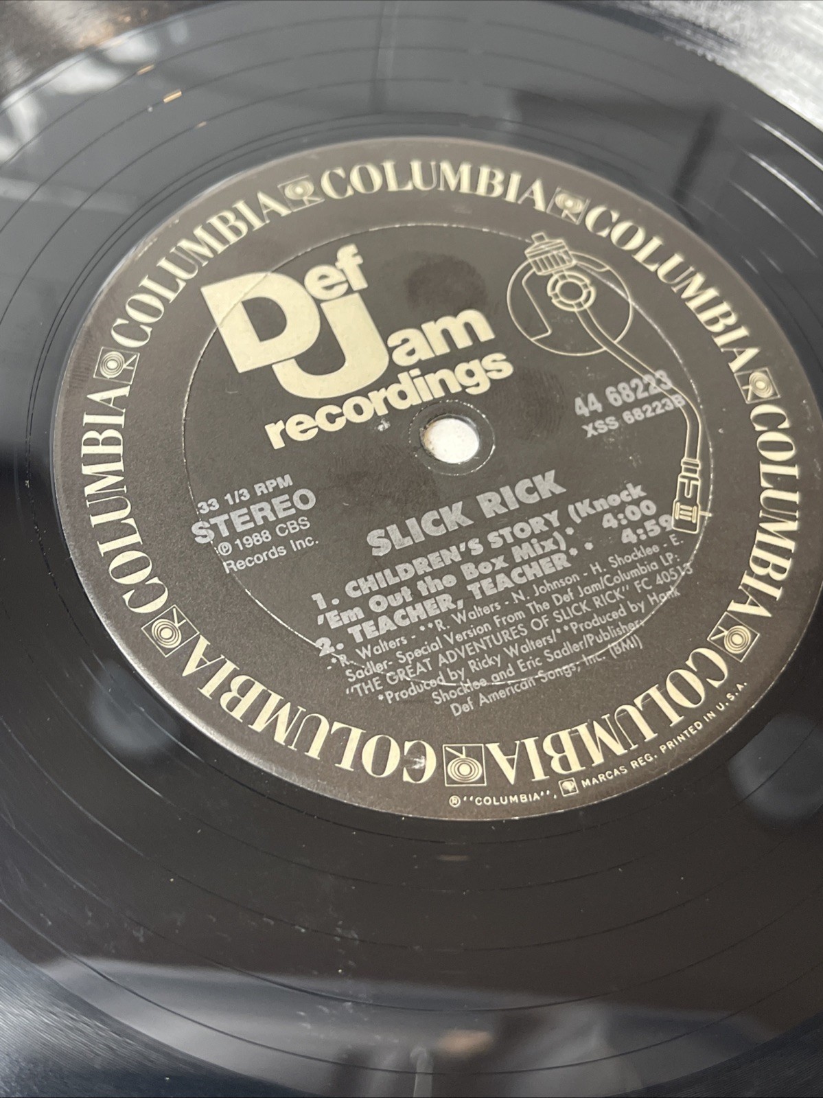 SLICK RICK Children’s Story PROMO 12″ Knock ‘Em Out The Box GREAT ADVENTURES