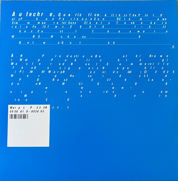 Autechre – Quaristice (2xLP) (Mint (M)) – 3854416831