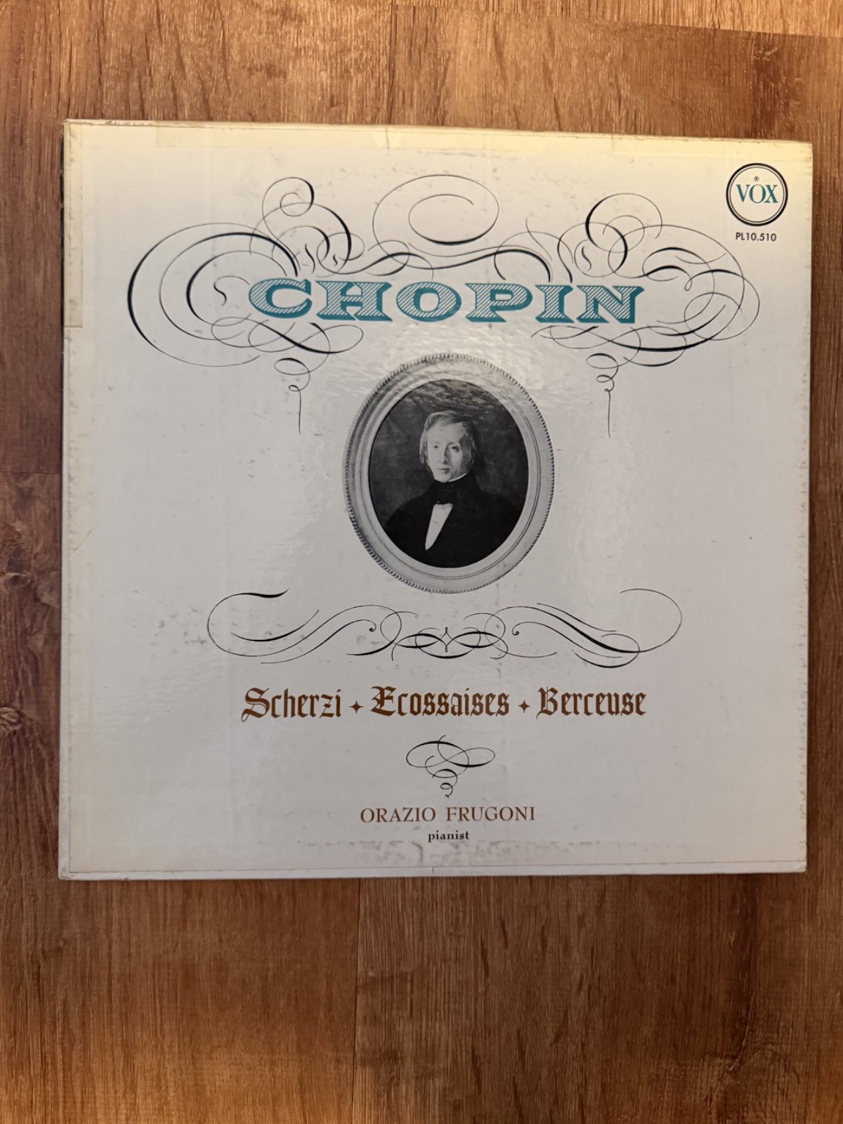 Chopin Scherzi Ecossaises Berceuse Orazio Frugoni Vox LP Mono PL 10.510