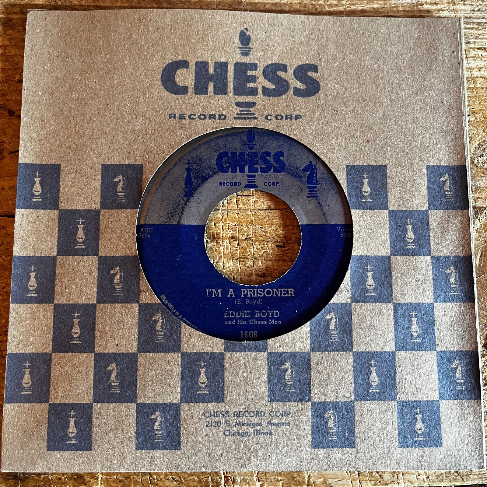 HEAR – 1955 CHICAGO BLUES ROCKER – EDDIE BOYD – I’M A PRISONER – CHESS