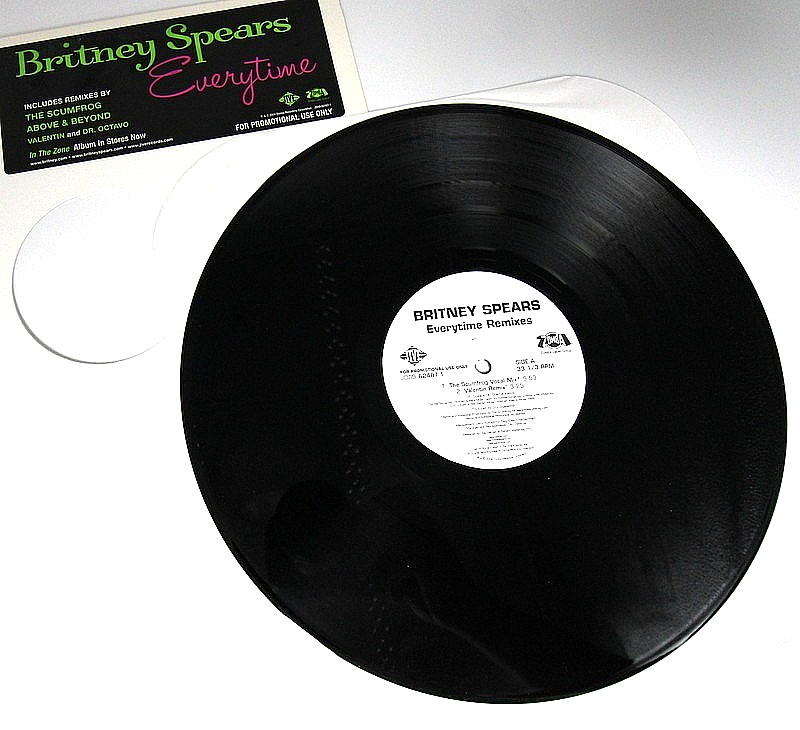 Britney Spears – “Everytime (Remixes)” 2004 – 12″ SINGLE – Jive Records – USED
