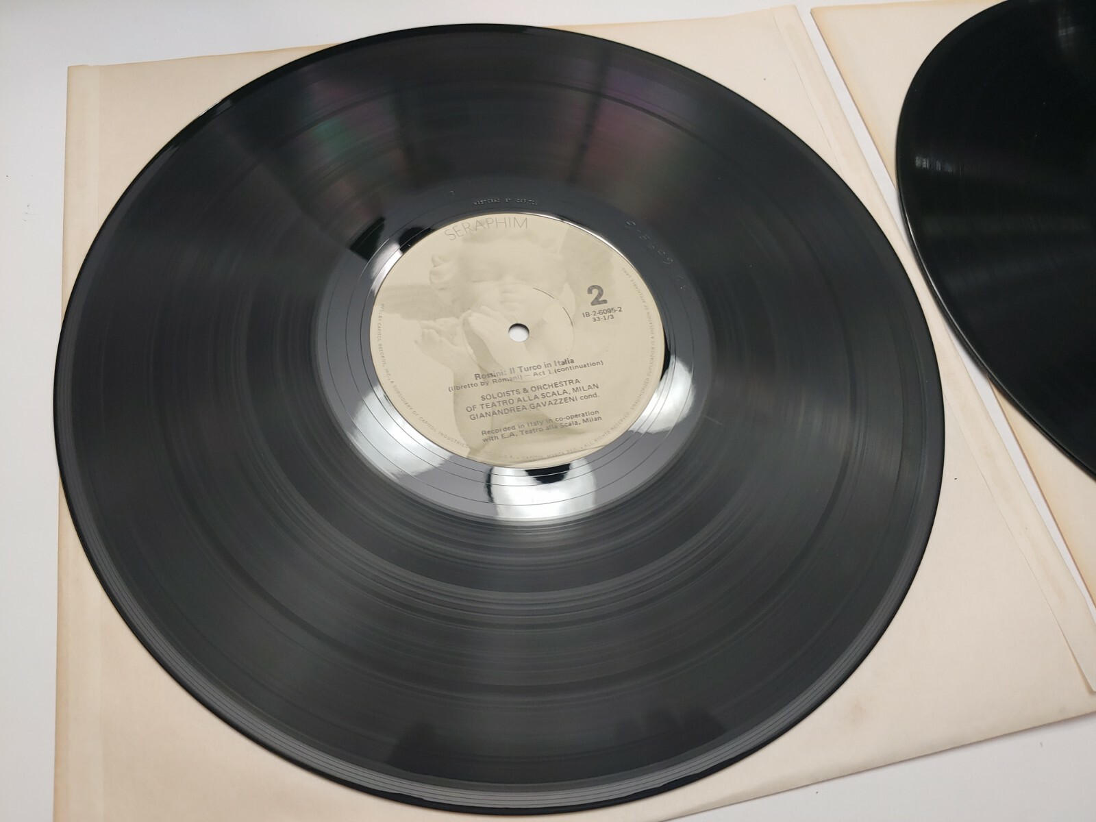 2LP Vinyl Record BOX SET Rossini IL Turco in Italia Stereo Callas Gedda Seraphim
