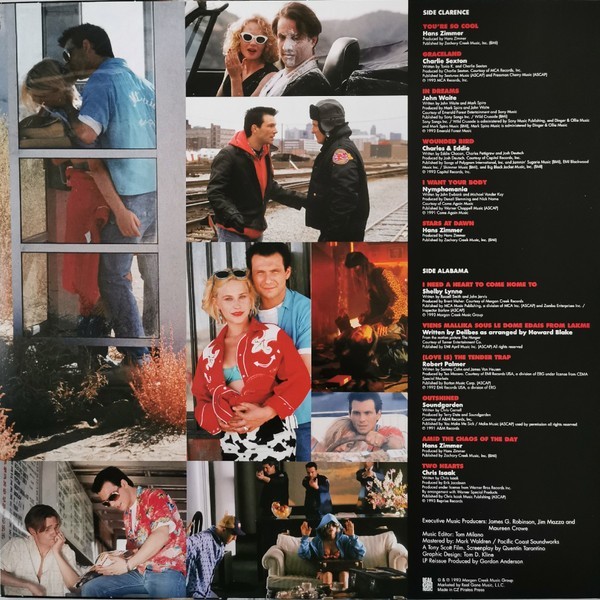 TRUE ROMANCE – OST – LP – BLUE WITH MAGENTA SPLATTER VINYL – BRAND NEW (SEALED)!