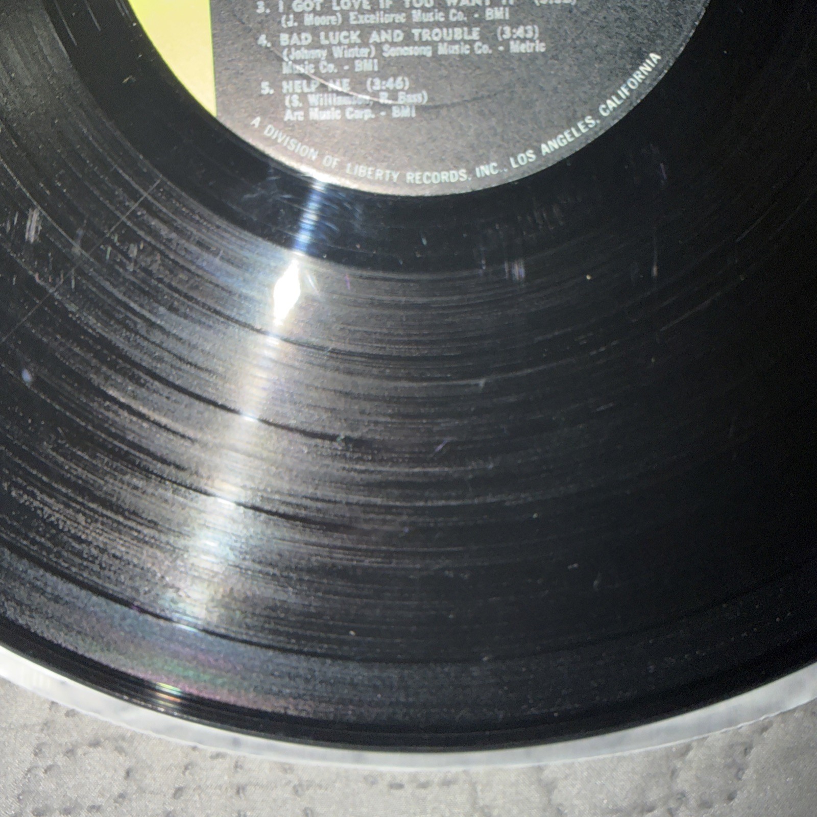 Johnny Winter – The Progressive Blues Experiment (Imperial LP-12431) 1969 VG/VG