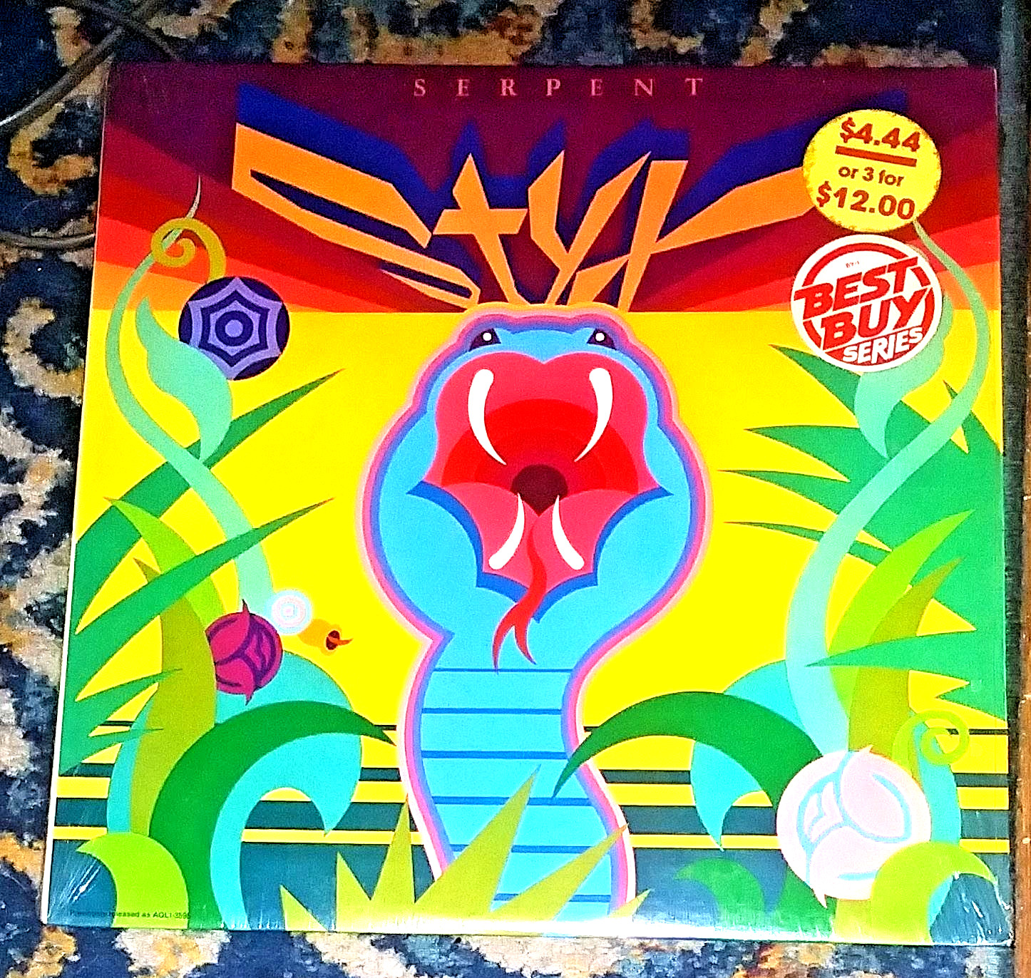 SERPENT / STYX RCA 1980 LP AYL1-4111 RE in Original Shrinkwrap