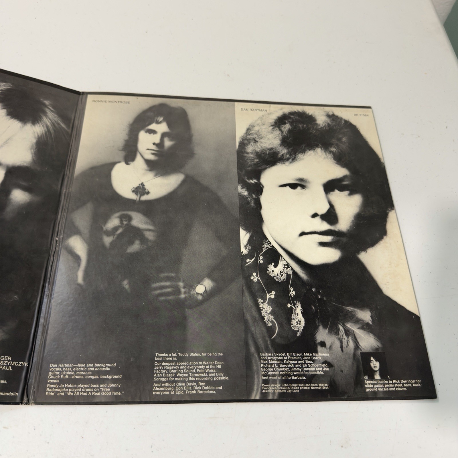 EDGAR WINTER GROUP THEY ONLY COME OUT AT NIGHT LP 1972 ORIGINAL GATEFOLD VG++