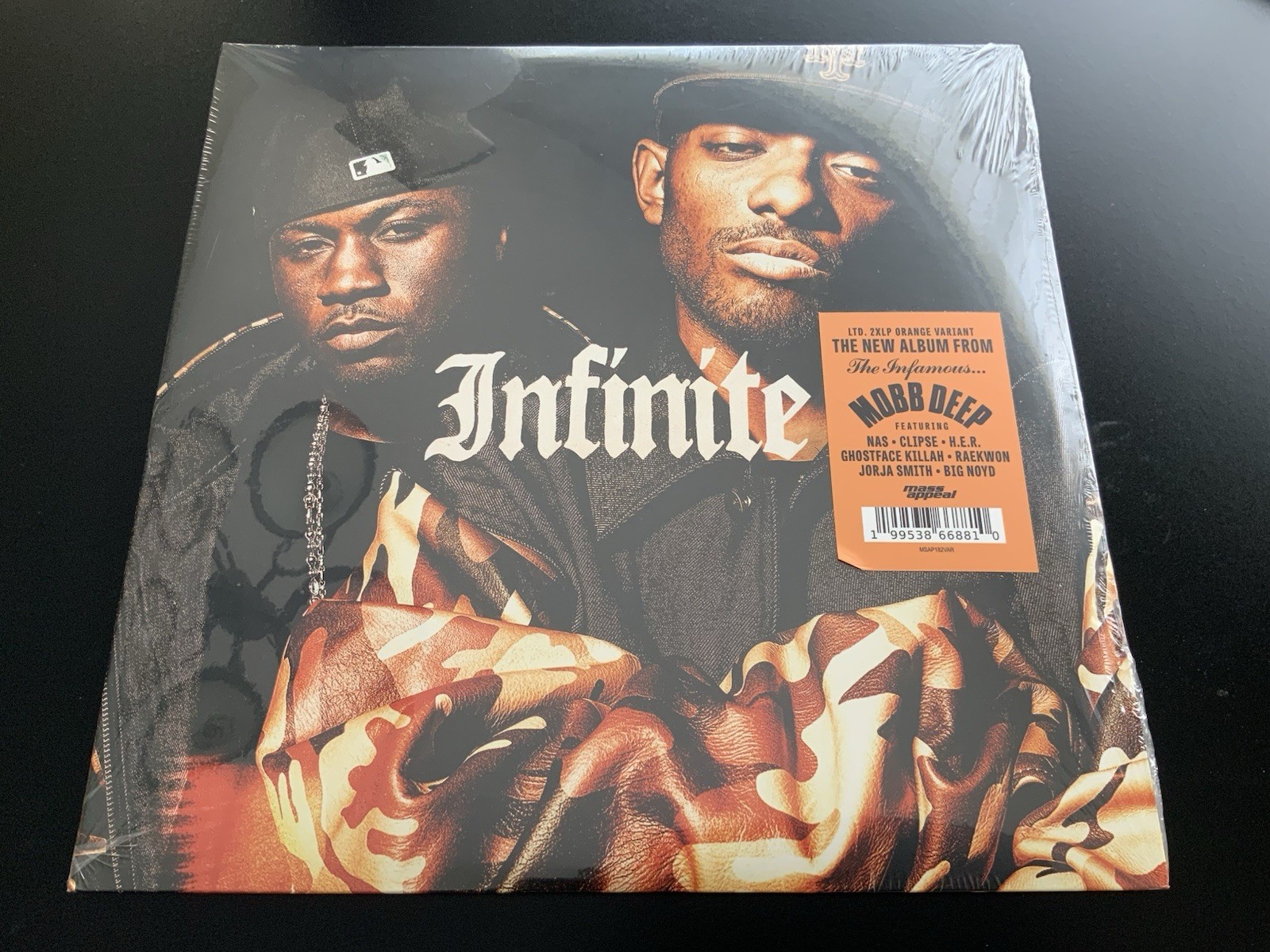 Mobb Deep – Infinite (Mass Appeal) Orange 2LP Vinyl 12″ Album