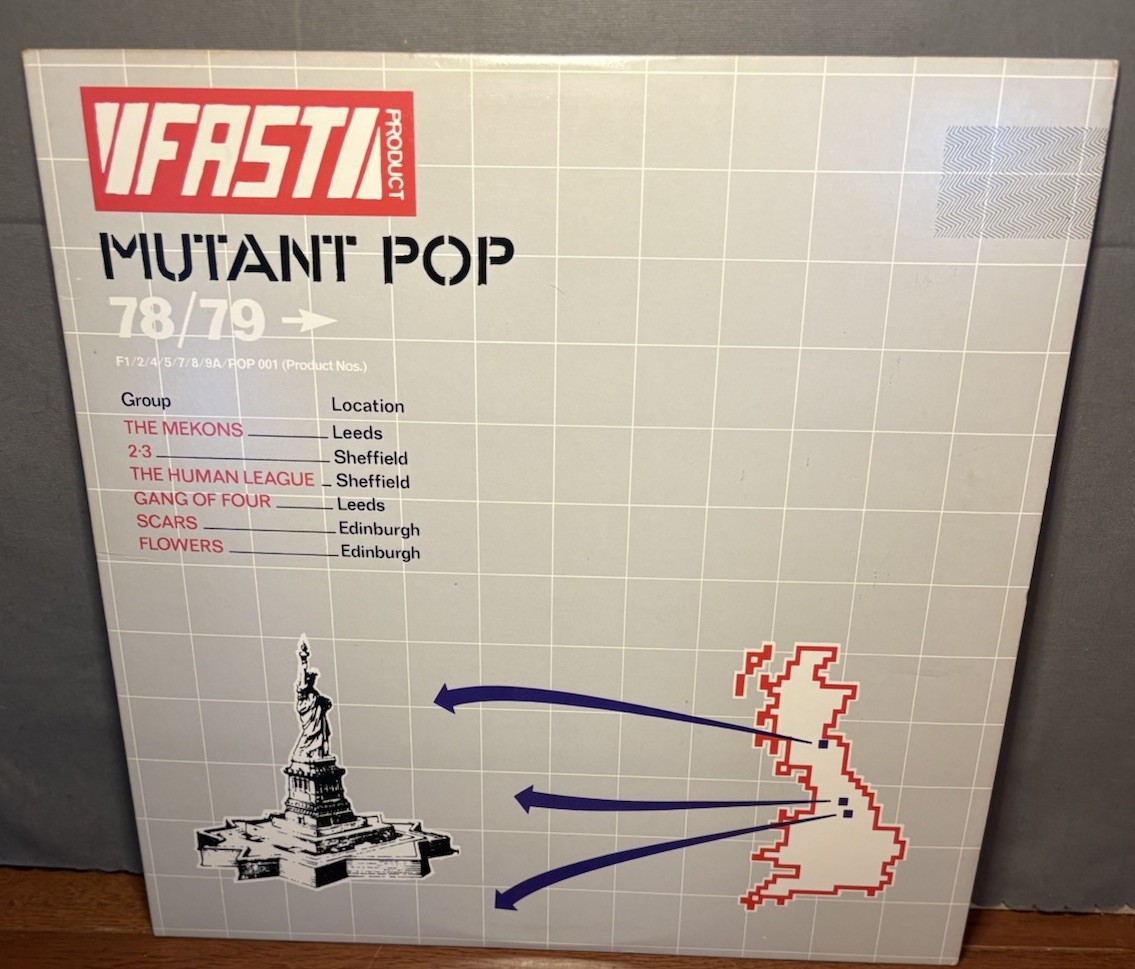 V/A FAST PRODUCT MUTANT POP 78/79 LP ’80 PVC 7912 GANG OF FOUR MEKONS COMP VG+