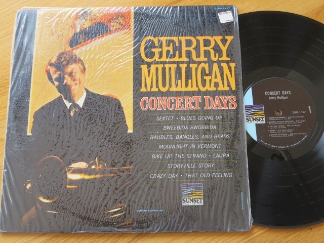Rare Vintage Jazz-GERRY MULLIGAN-Concert Days-Sunset Records-SUM-1117-NM