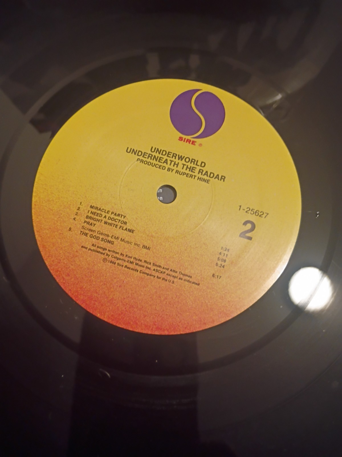 Underneath the Radar by Underworld (Sire Records USA) Cover VG LP & Sleeve NM