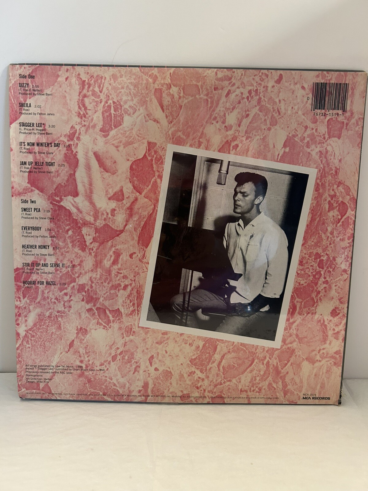 TOMMY ROE GREATEST HITS Vinyl LP Album 1982 MCA Records Original Shrink EX