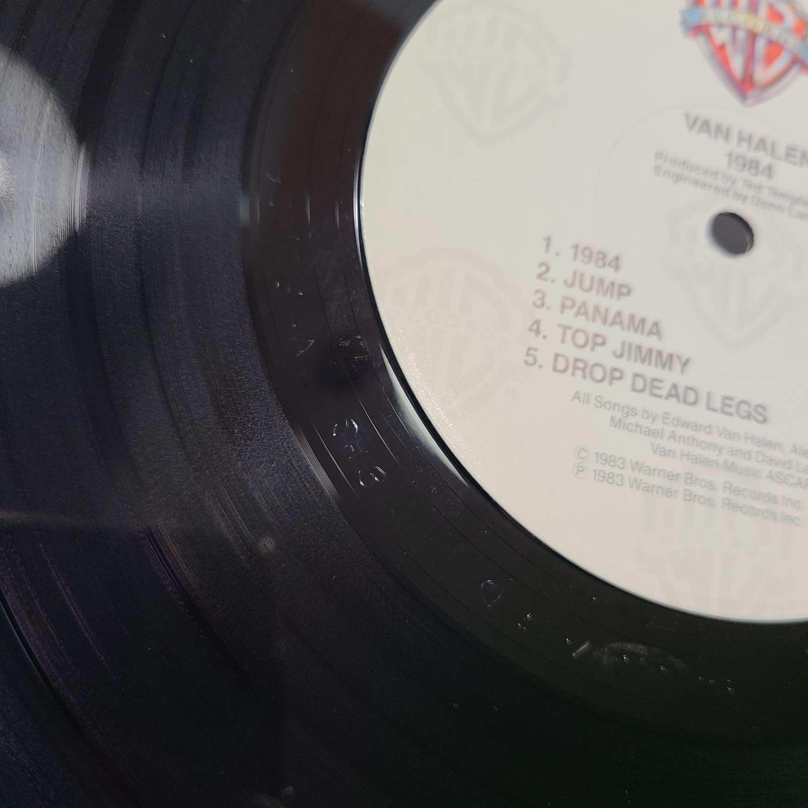 Van Halen 1984 LP Warner Bros 1983 EX Vinyl Original Press w/ Inner Sleeve Nice!