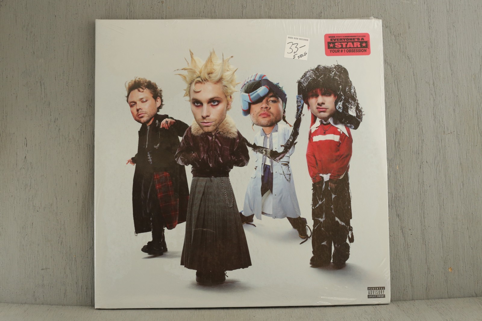5 SECONDS OF SUMMER Everyone’s A Star! 2025 Pop LP sealed VINYL Record NEW