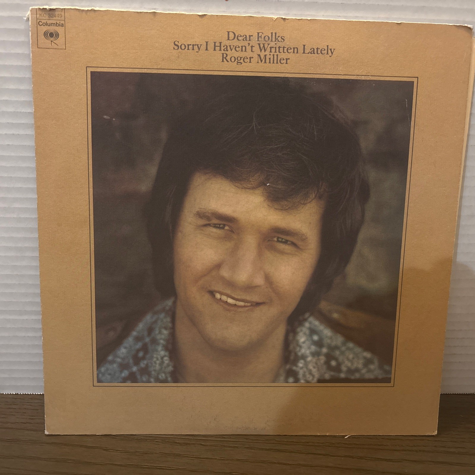 Dear Folks Sorry I Haven’t Written Lately Vinyl LP Roger Miller KC 32449