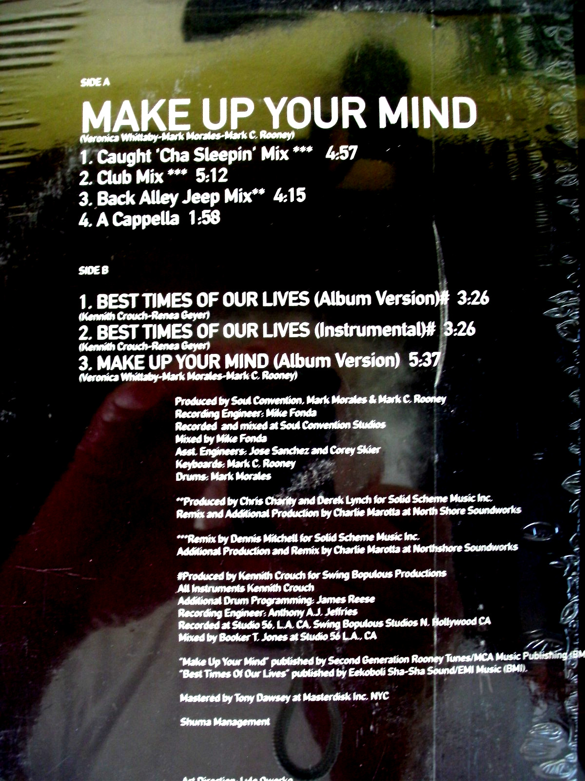 VERONICA LYNN LP Make Up Your Mind Original 1994 Funk/Soul/R&B Factory Sealed!
