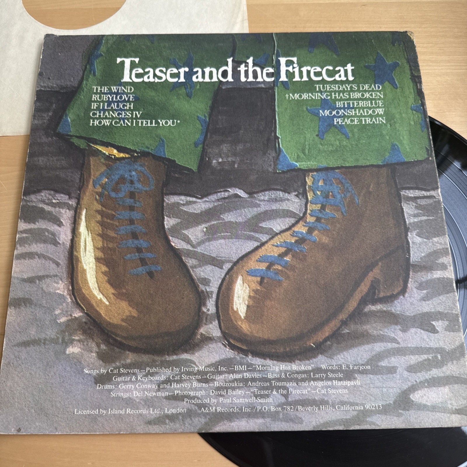 1970s Cat Stevens Teaser And The Firecat Gatefold LP US Pressing + Sleeve