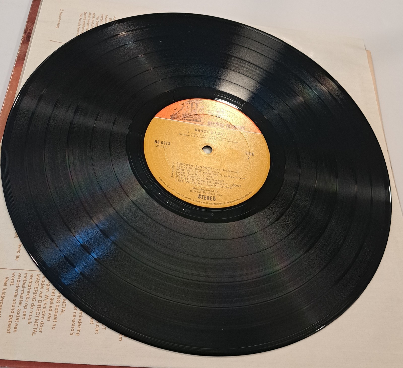 Nancy & Lee – Nancy Sinatra Lee Hazlewood LP Vinyl Record Reprise RS 6273 EX