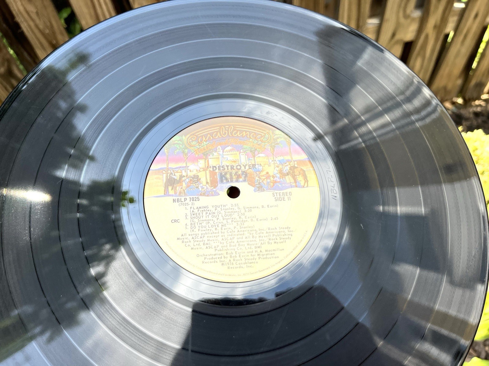 Kiss Destroyer Vinyl Record Album LP 1976 Repress EX NICE