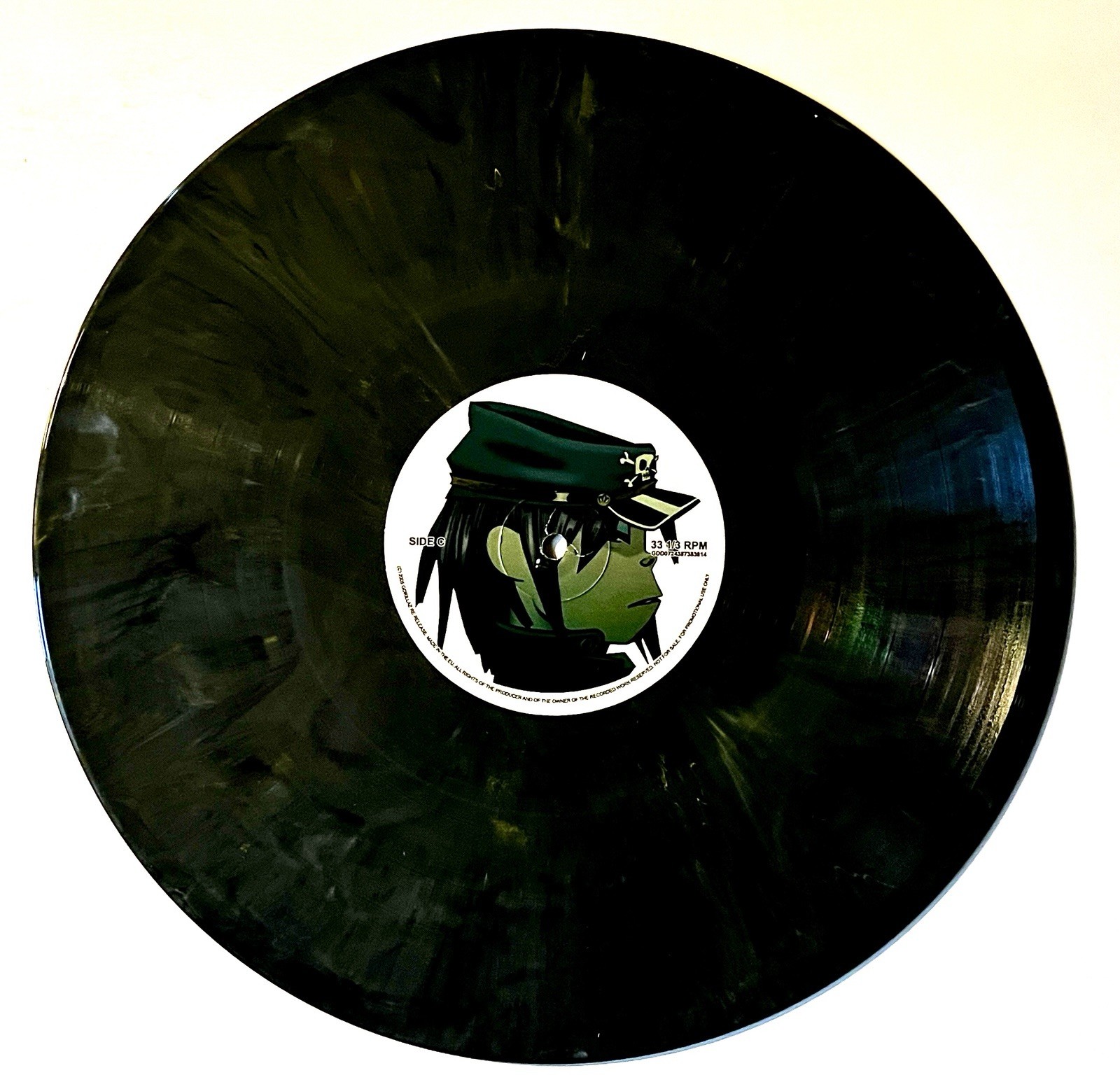 Gorillaz : Demon Days-2017 Promo Green & Black Marble 12″ Vinyl Lps-2