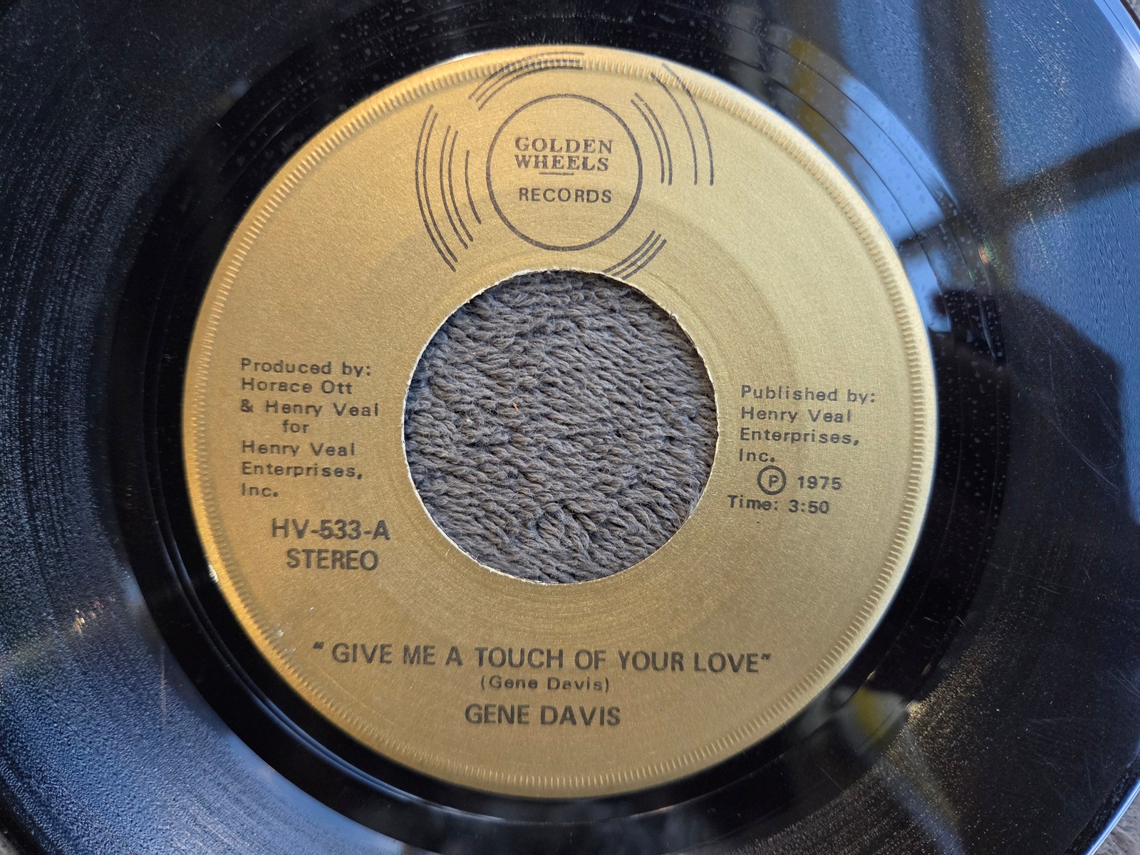 GENE DAVIS GIVE ME A TOUCH OF YOUR LOVE MOVING ON UP ON DOWN SIDE GOLDEN WHEELS