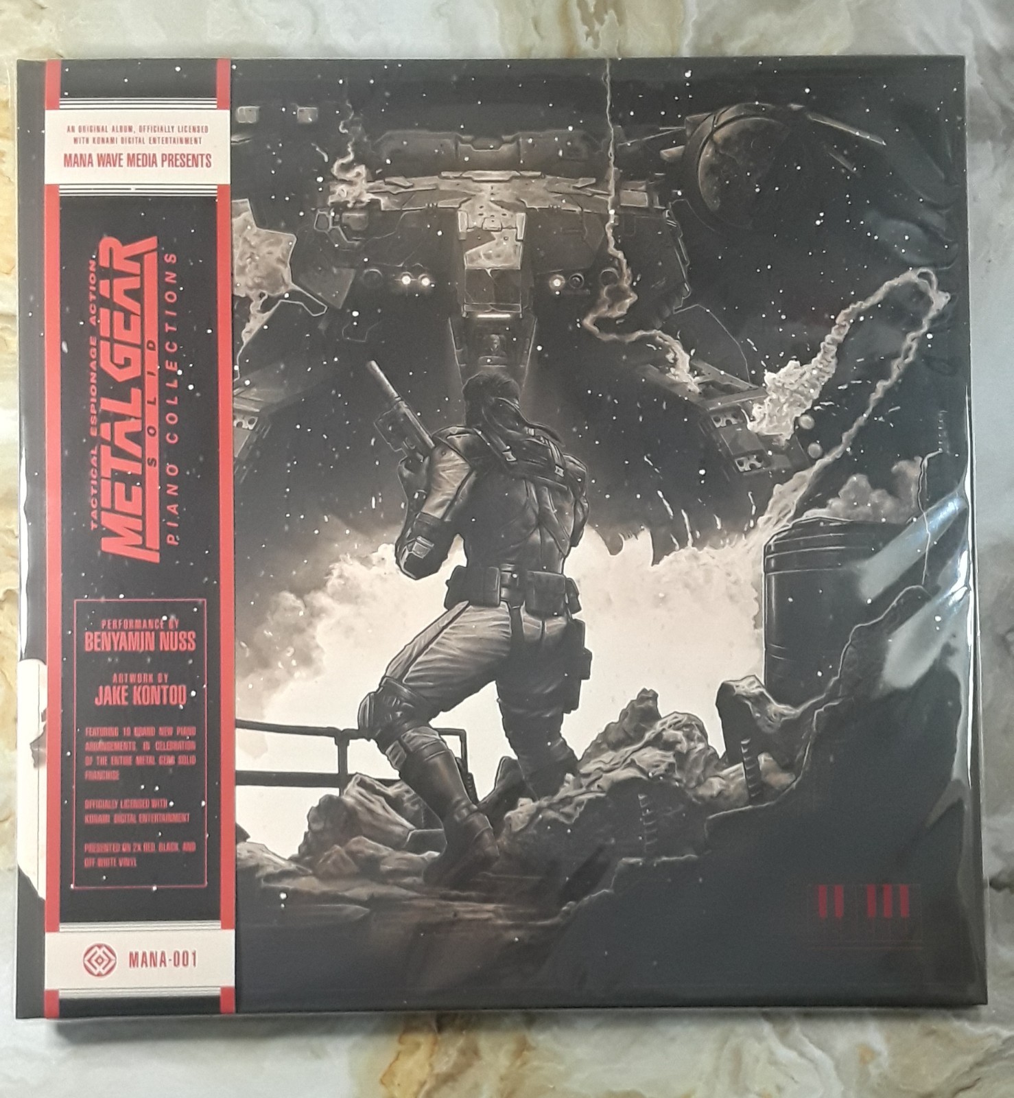METAL GEAR SOLID: PIANO COLLECTIONS BENJAMIN NUSS 2LP VINYL MARBLE BRAND NEW