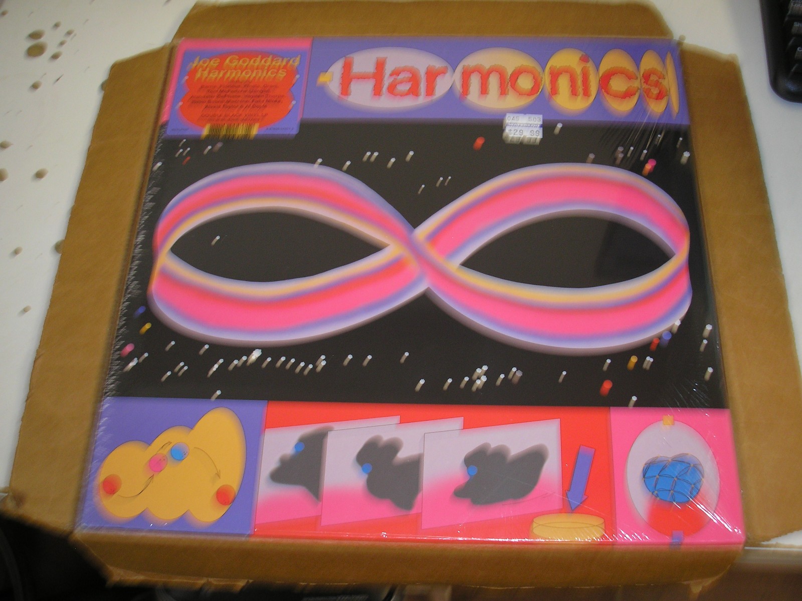 Joe Goddard – Harmonics double LP new sealed Domino electronic indie rock