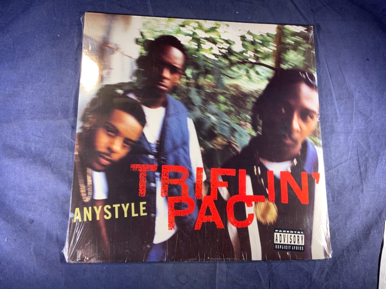 M5-99 TRIFLIN’ PAC Anystyle .. 12” SINGLE .. SEALED .. 1993 .. PARENTAL ADVISORY