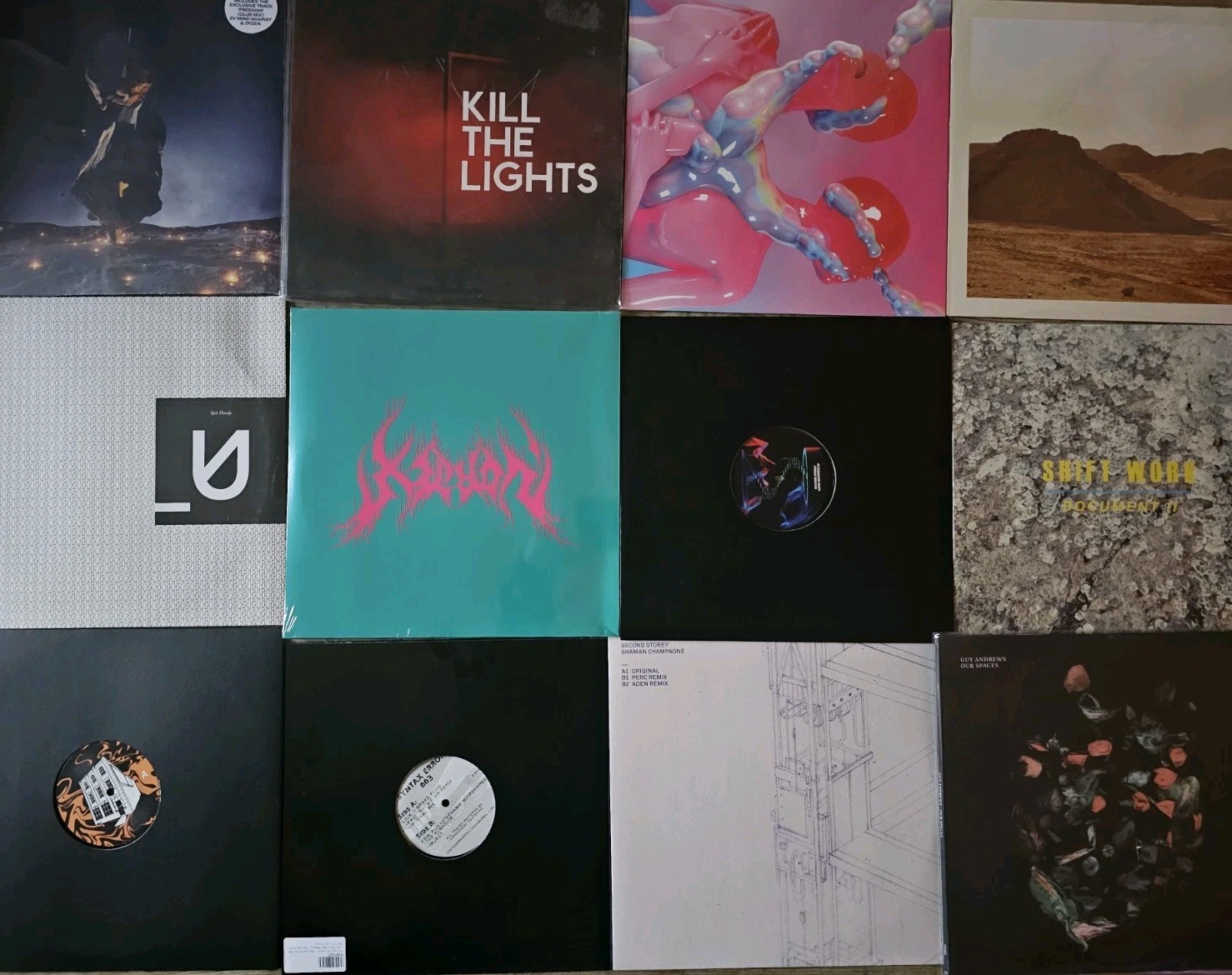 20 New Techno Dance Tech DJ 12″ Vinyl Record Collection Mint New Houndstooth