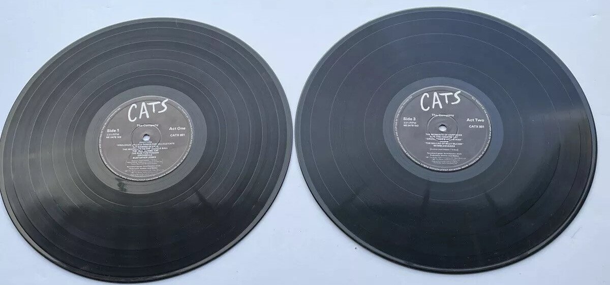 Andrew Lloyd Webber ‎– Cats LP ORIG 1981 London Cast Polydor ‎UK – CATX 001 EX