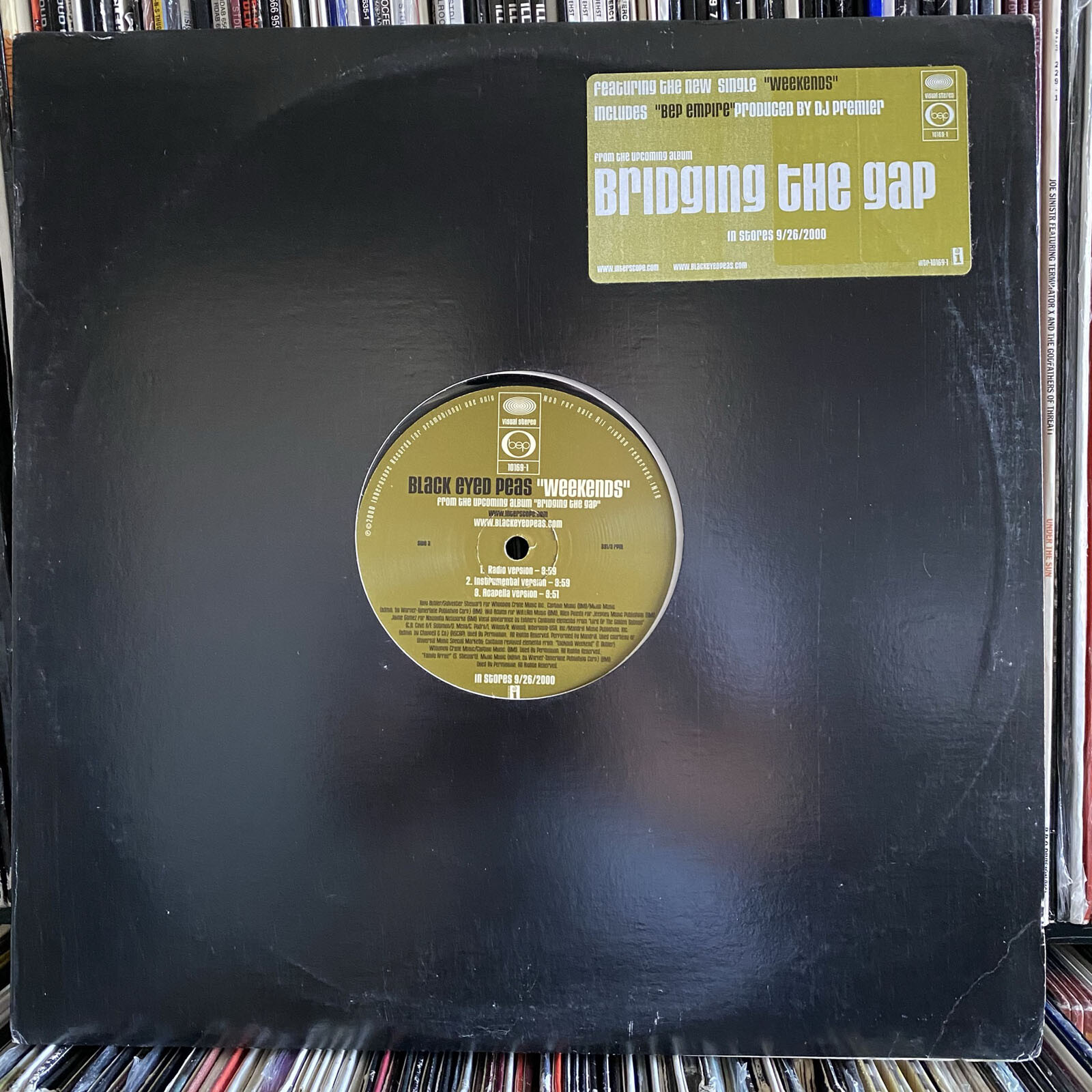 BLACK EYED PEAS – WEEKENDS / BEP EMPIRE (12″) 2000 RARE!! ESTHERO + DJ PREMIER