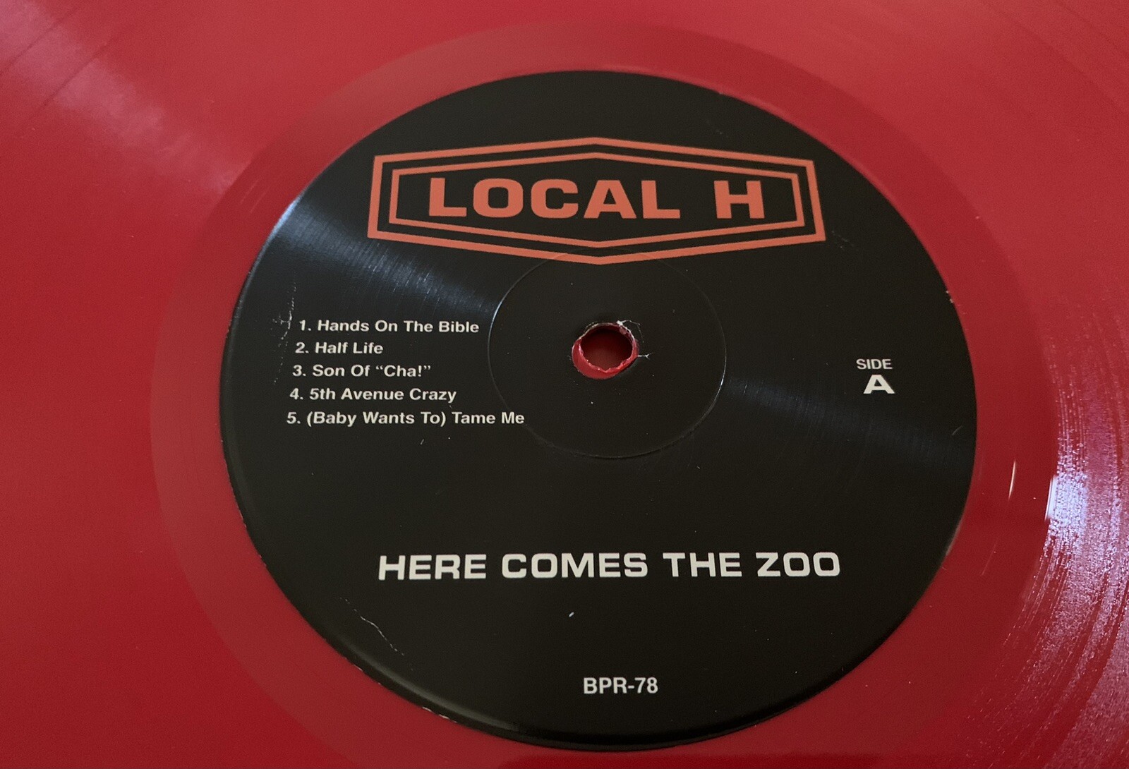 LOCAL H Here Comes the Zoo LP Red Vinyl 1st Press-Nirvana Spacehog Harvey Danger