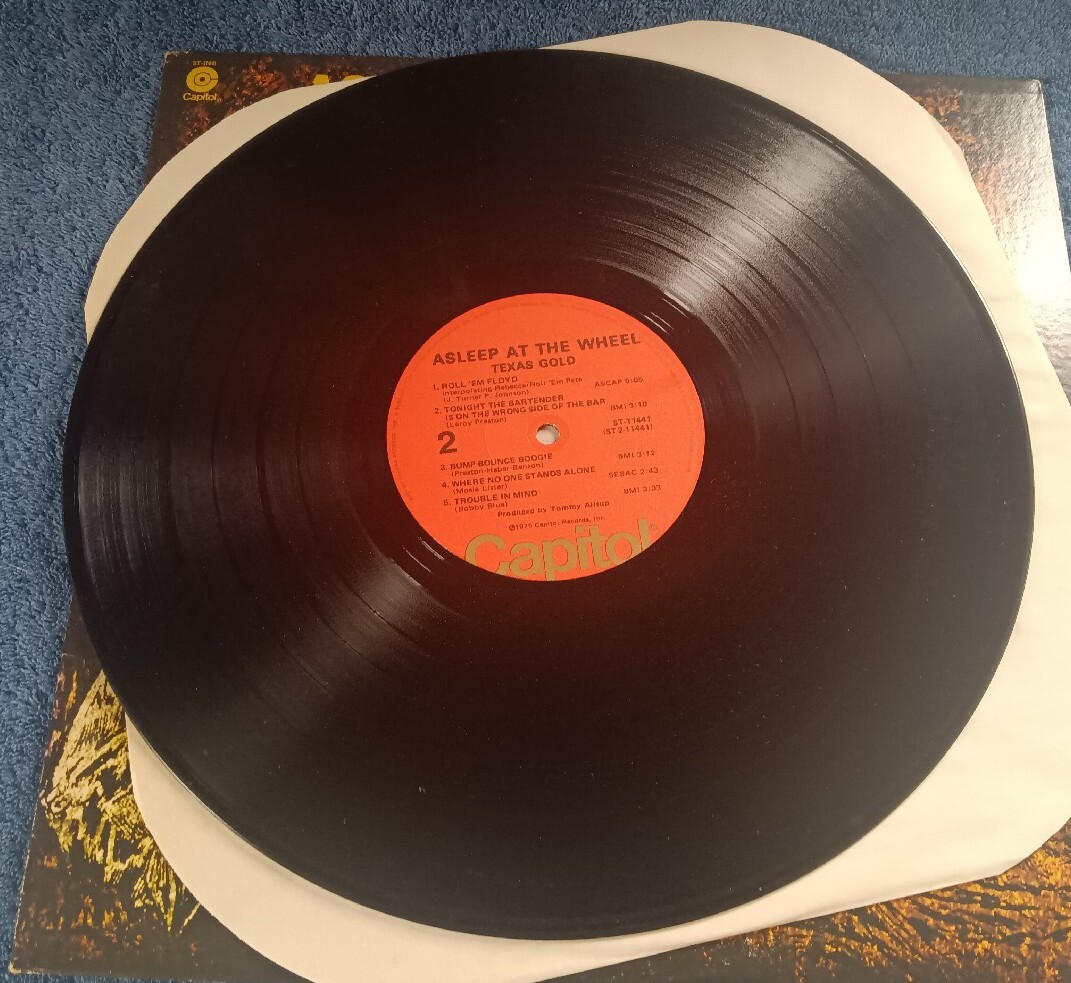 Asleep at the Wheel Texas Gold LP 1975 Capitol Trouble In Mind Fat Boy Rag