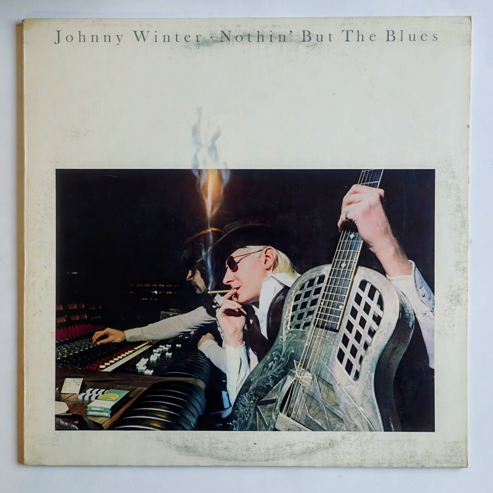 Johnny Winter Nothin’ But The Blues Vinyl LP Blue Sky PZ34813 1977 1st Press CSM