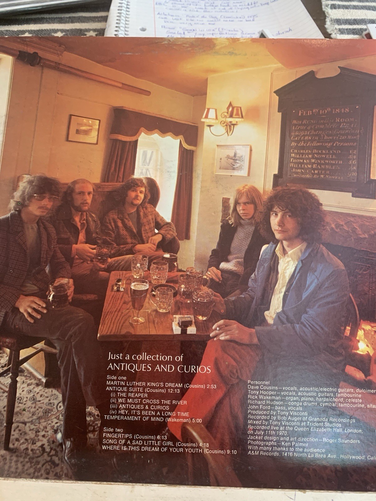 THE STRAWBS JUST A COLLECTION OF ANTIQUES LP 1970 PSYCH NICE CONDITION! (A&M)
