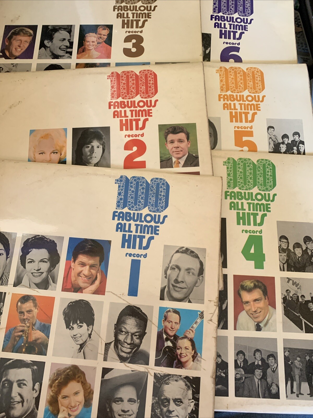 100 Fabulous All Time Hits Record 1 – 6 complete collection