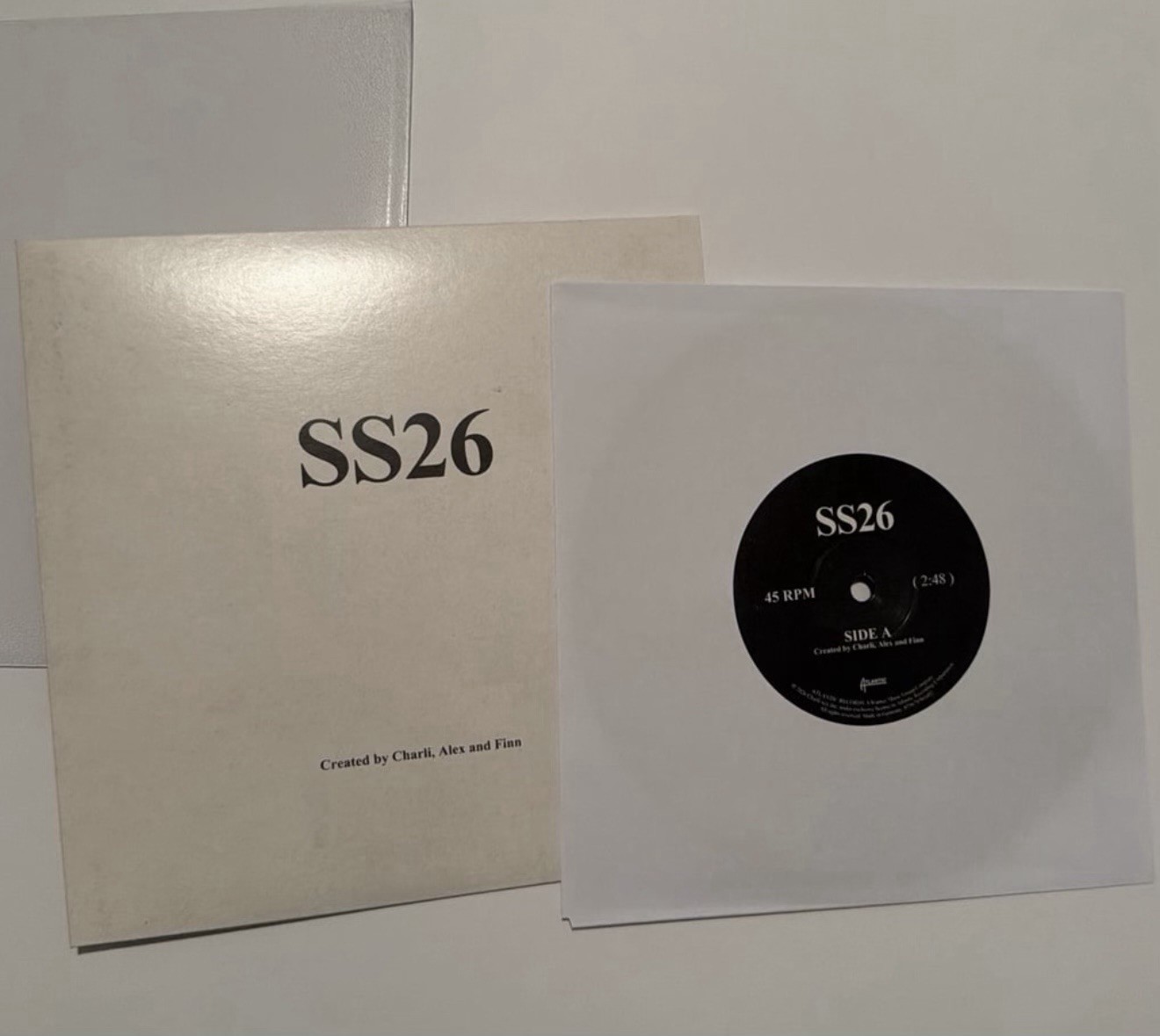 Charli XCX – SS26 – 7” Single VINYL Rare Pressing