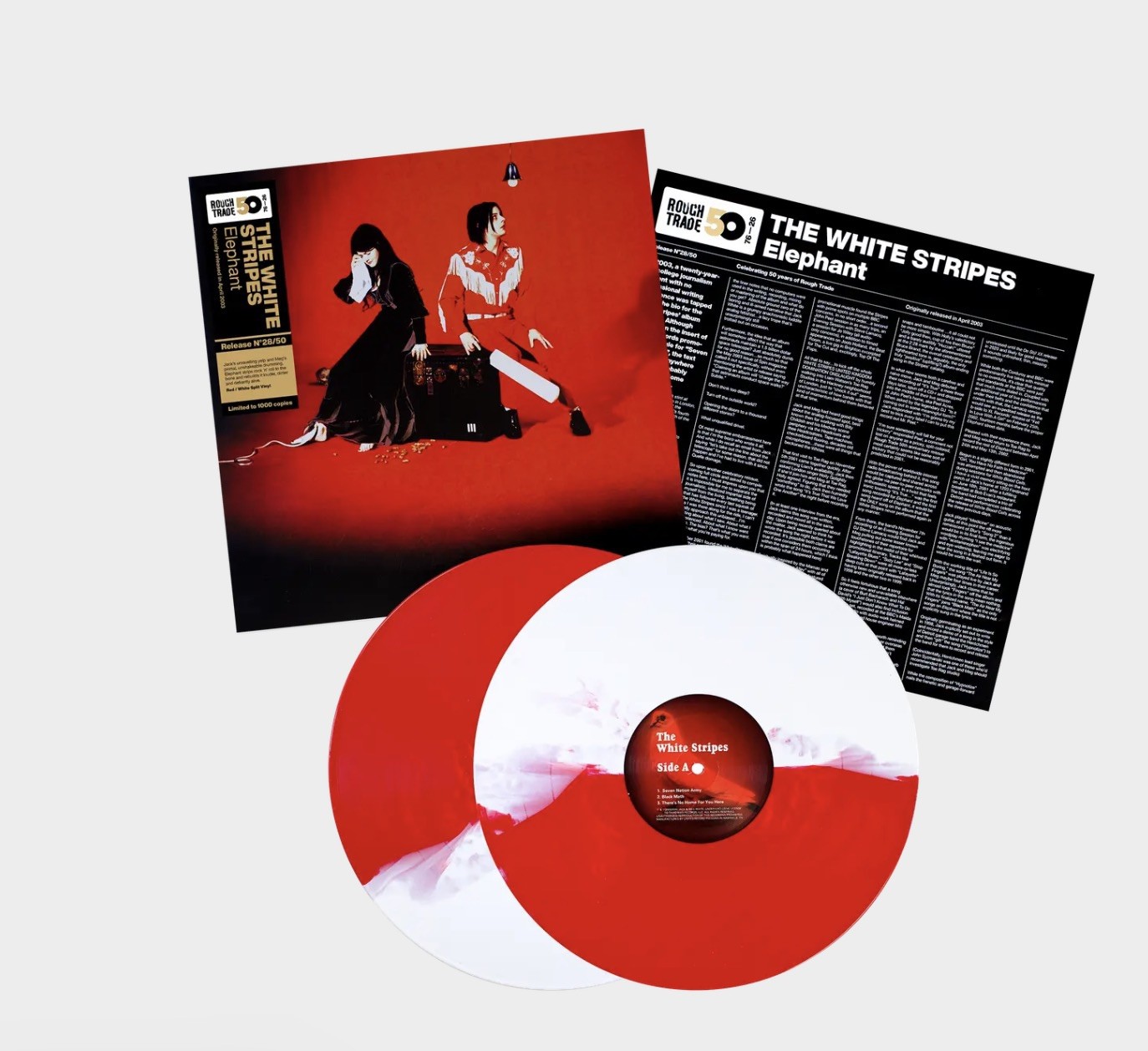 The White Stripes ELEPHANT Rough Trade 50th Anniv 2LP xx/1000 Pre-Order