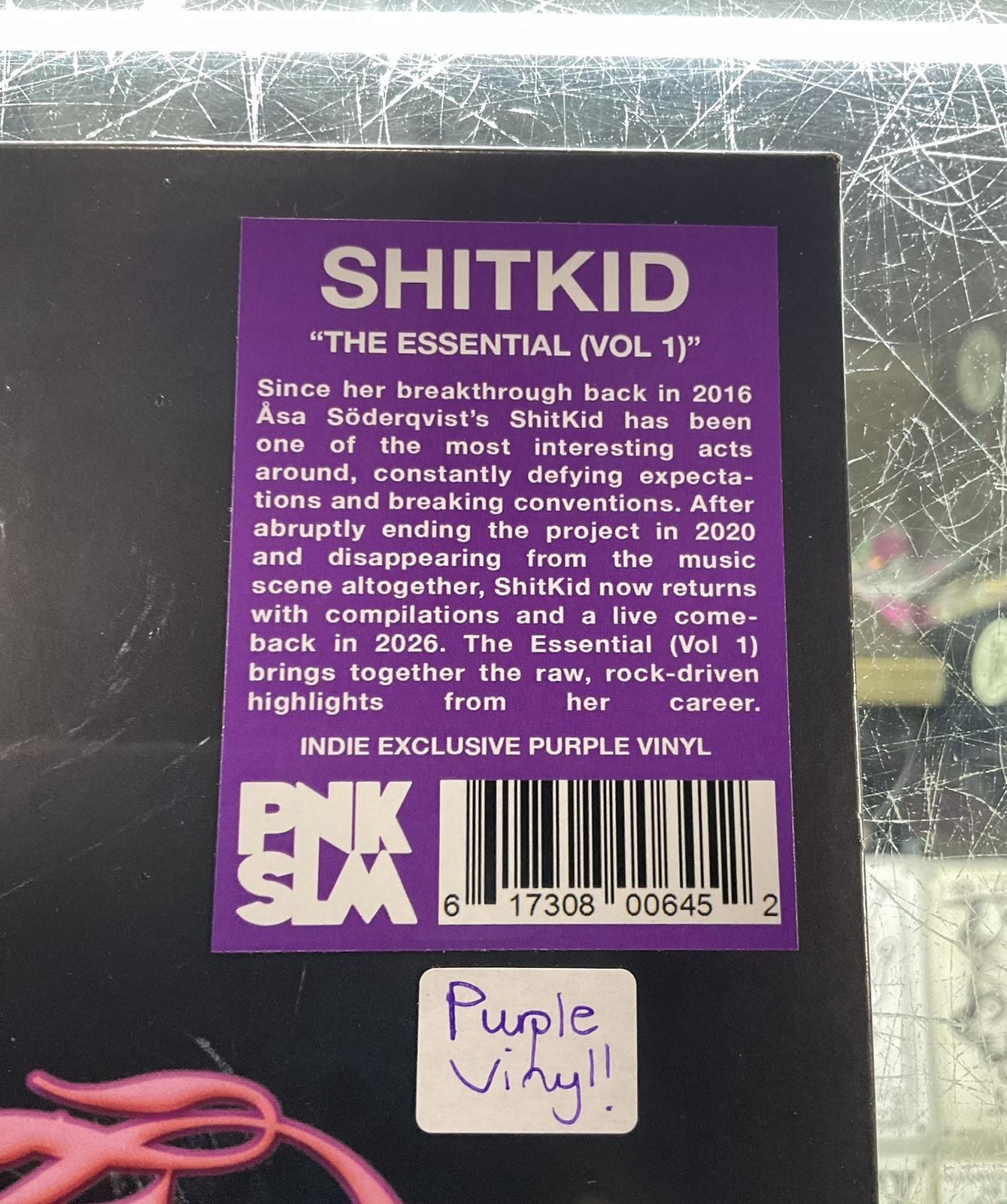 ShitKid – The Essential Vol. 1 LP On Purple Colored Vinyl Indie Pop Punk