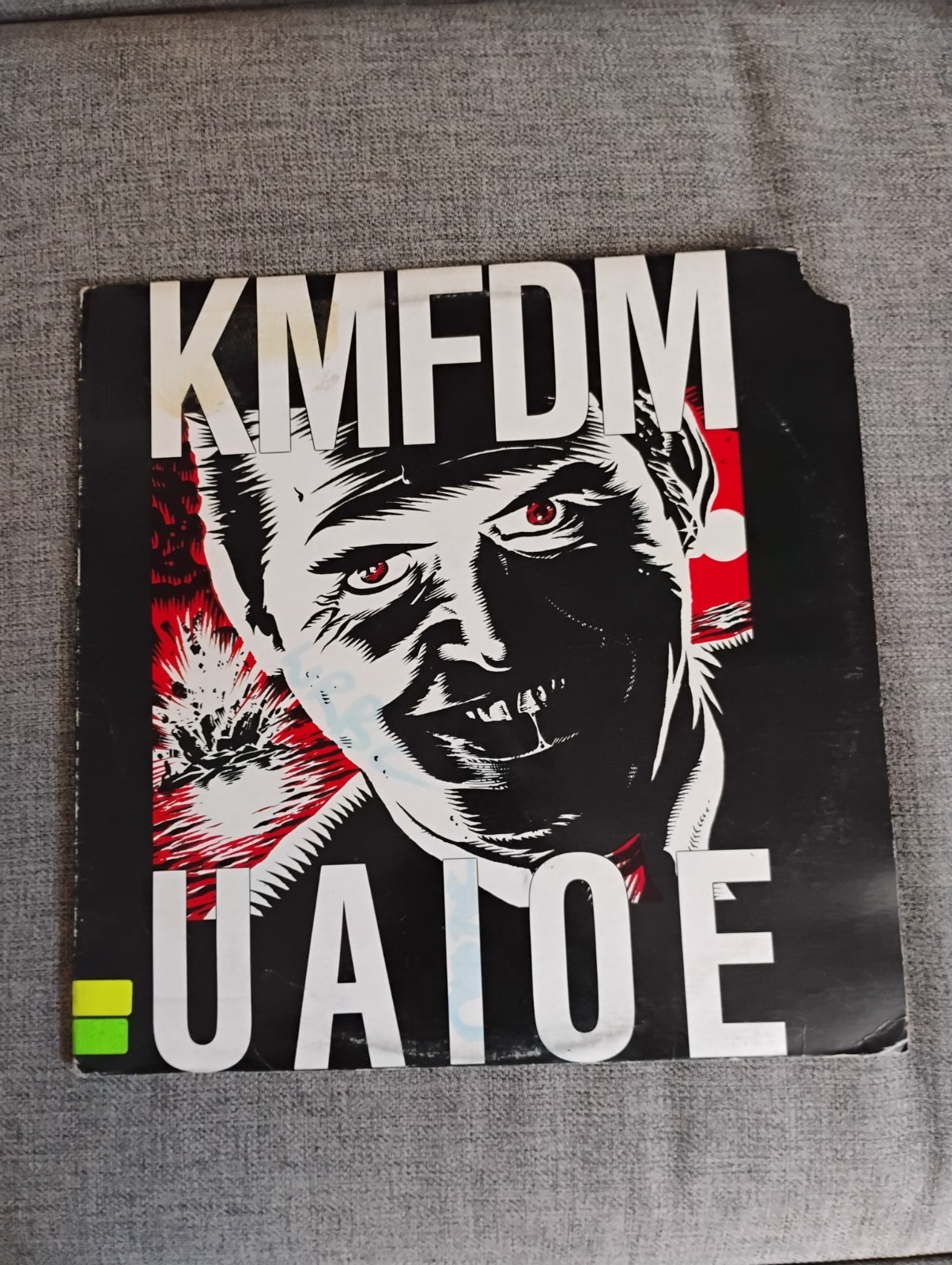 KMFDM – UAIOE vinyl 1989 1st press Wax Trax! WAX 7083