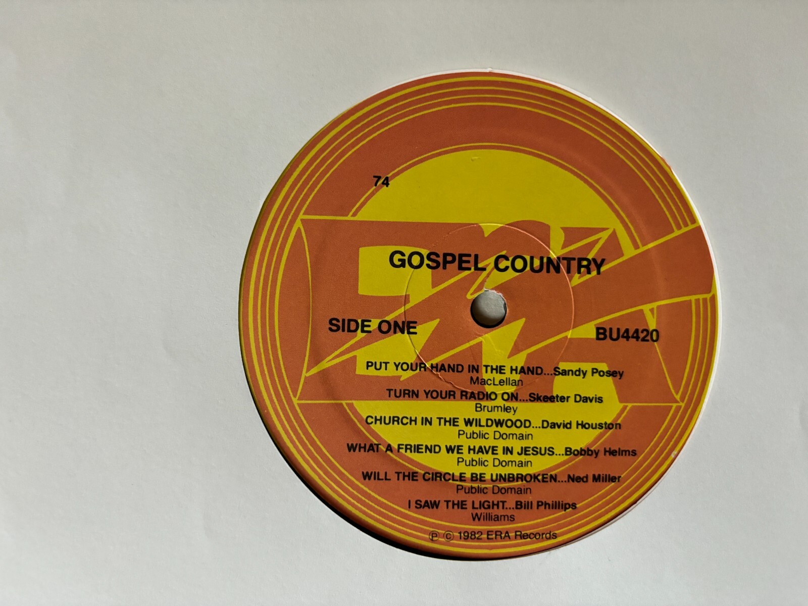Gospel Country Various Artists 82 ERA Records LP Riley Greene Helms Houston Raye