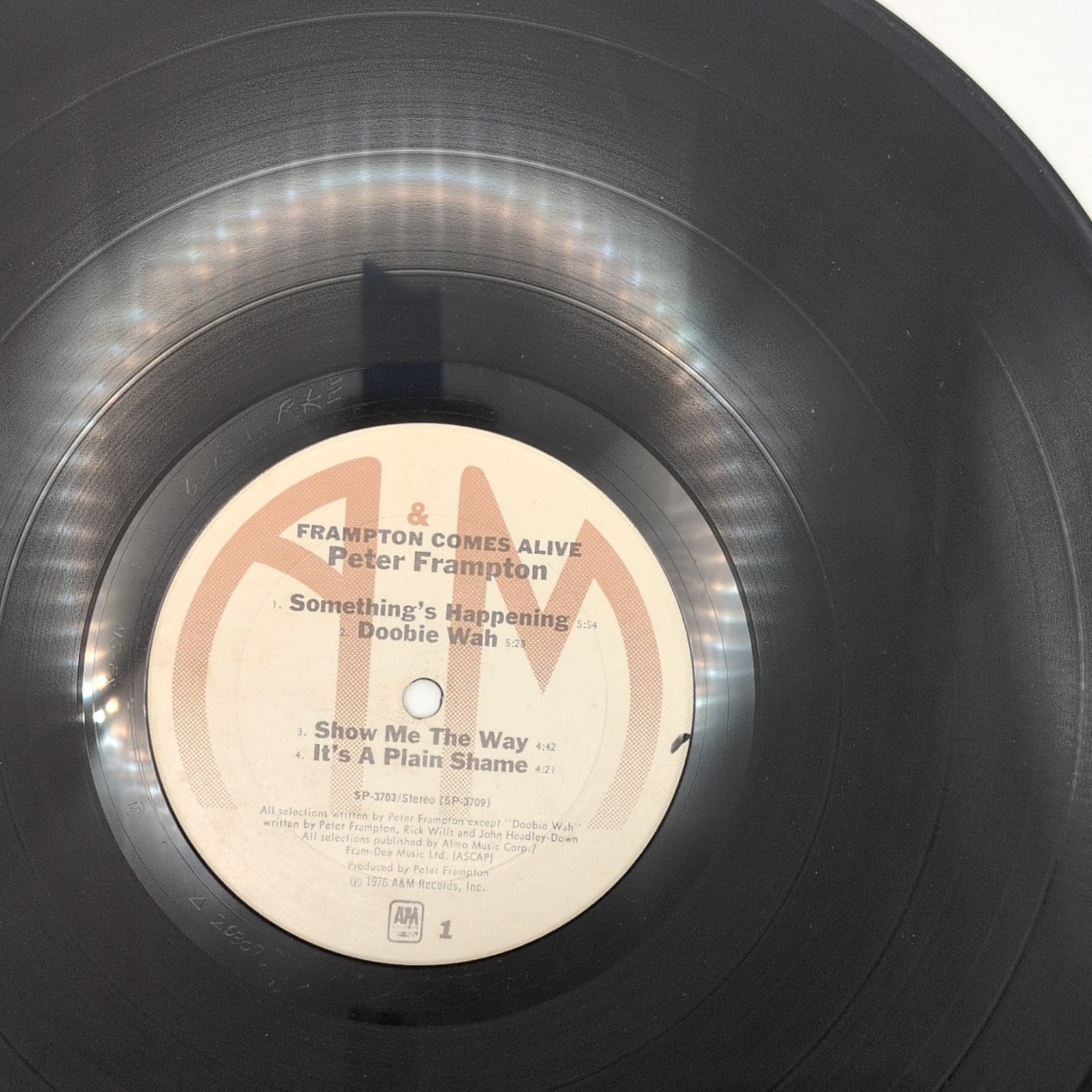 Peter Frampton Frampton Comes Alive! 2LP A&M Records 1976 Rock 12″ 33 RPM