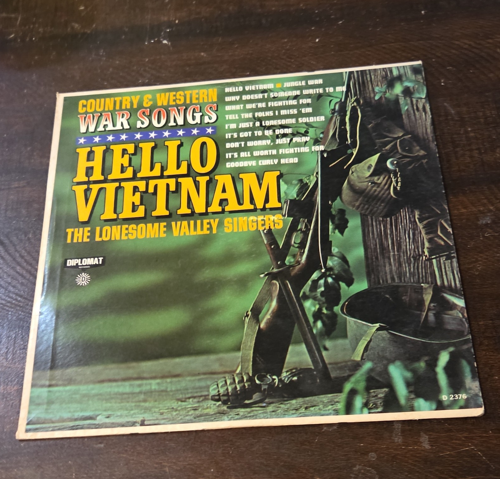 The Lonesome Valley Singers Hello Vietnam Diplomat 12″ 33 RPM Vinyl LP D 2376