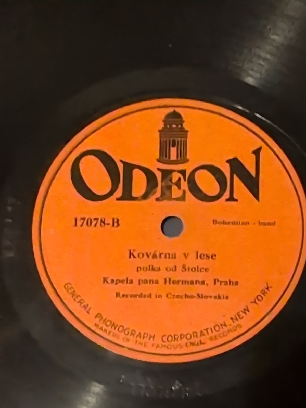 78 RPM Odeon Okeh Lot Of 9 17002-17283 Polka Czech Pochod Double Sided