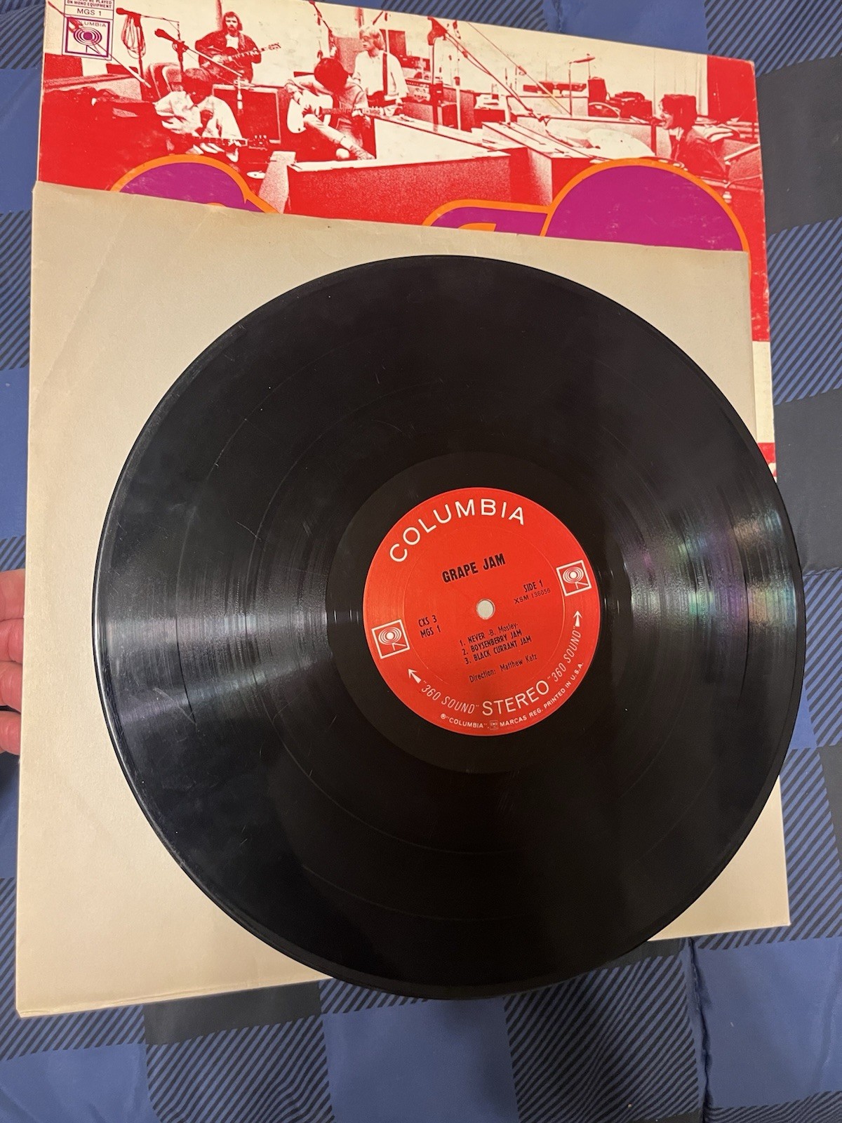 Moby Grape – Grape Jam – 1968 Columbia 2-Eye Stereo –Vinyl LP Album- VG+