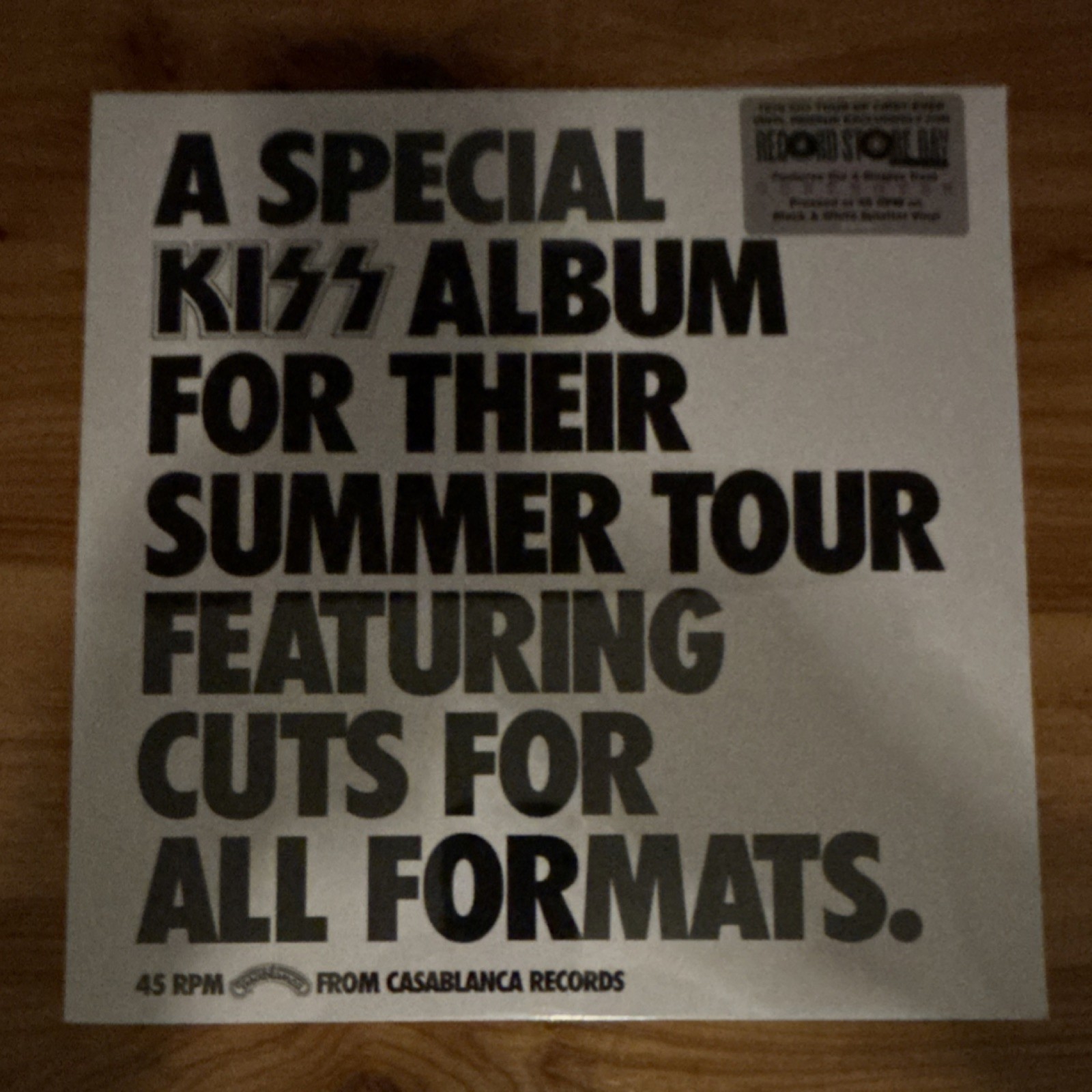 Kiss A Special Summer Tour Album 45 RPM Vinyl Casablanca Records