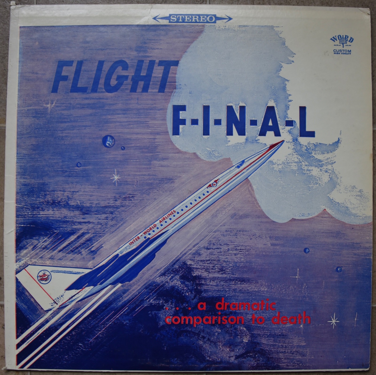 FLIGHT F-I-N-A-L – a dramatic comparison to death – Vinyl LP!