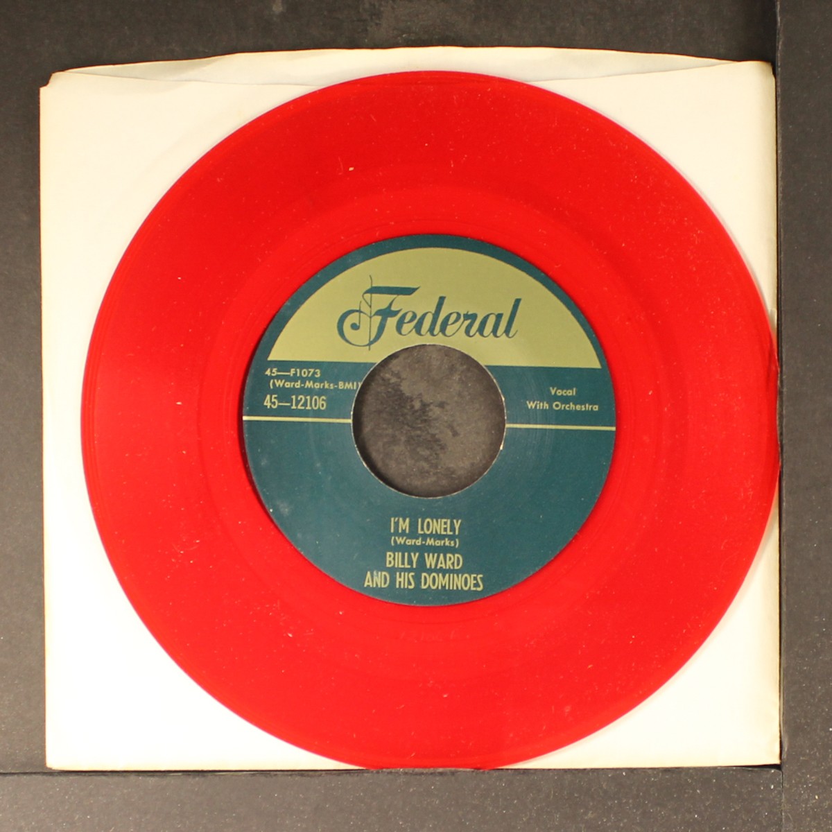 BILLY WARD & DOMINOES: yours forever / i’m lonely FEDERAL 7″ Single 45 RPM