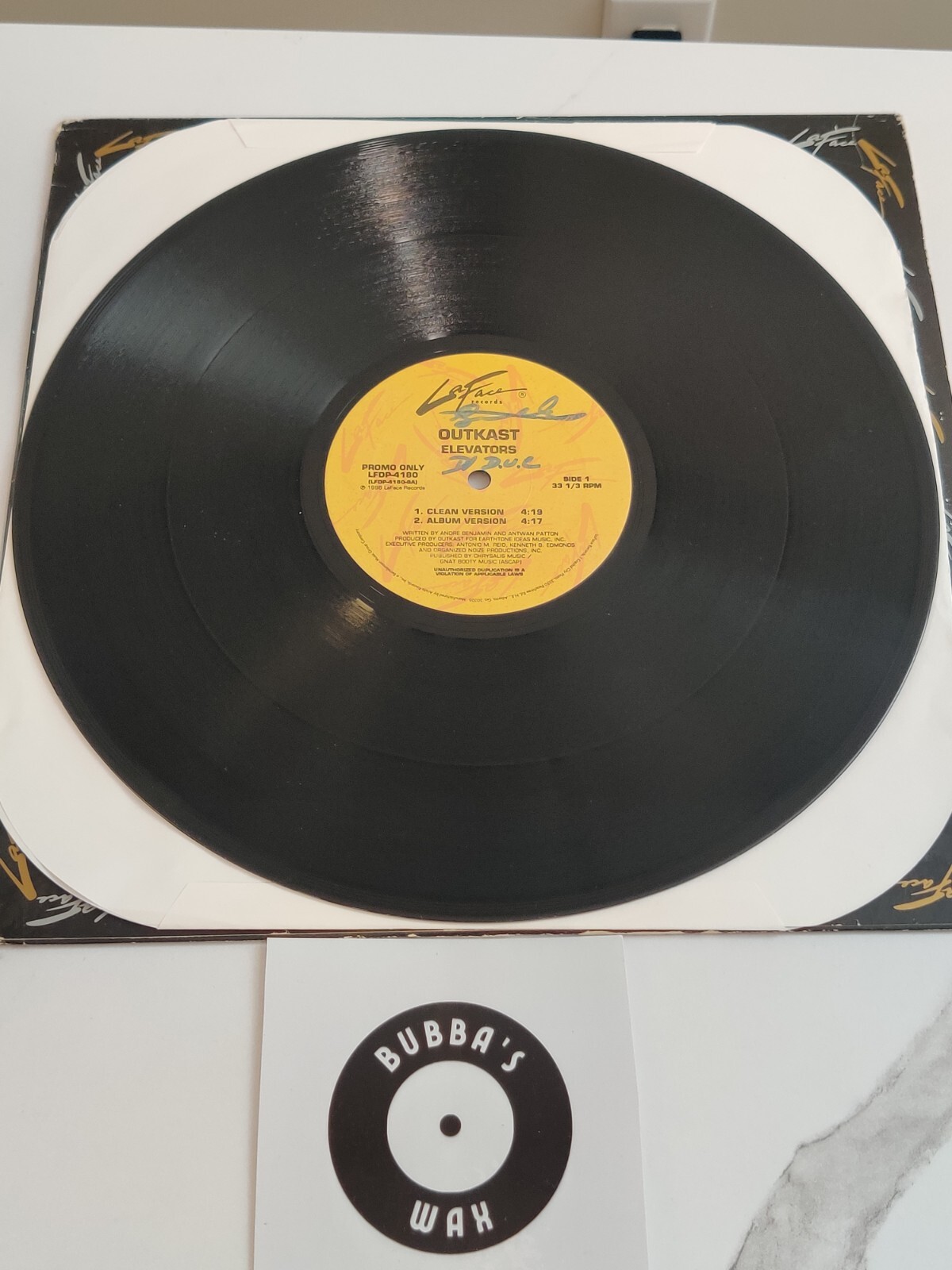 OutKast ‎– Elevators (Me & You) – Vinyl 12″ 1996 Promo – La Face VG+
