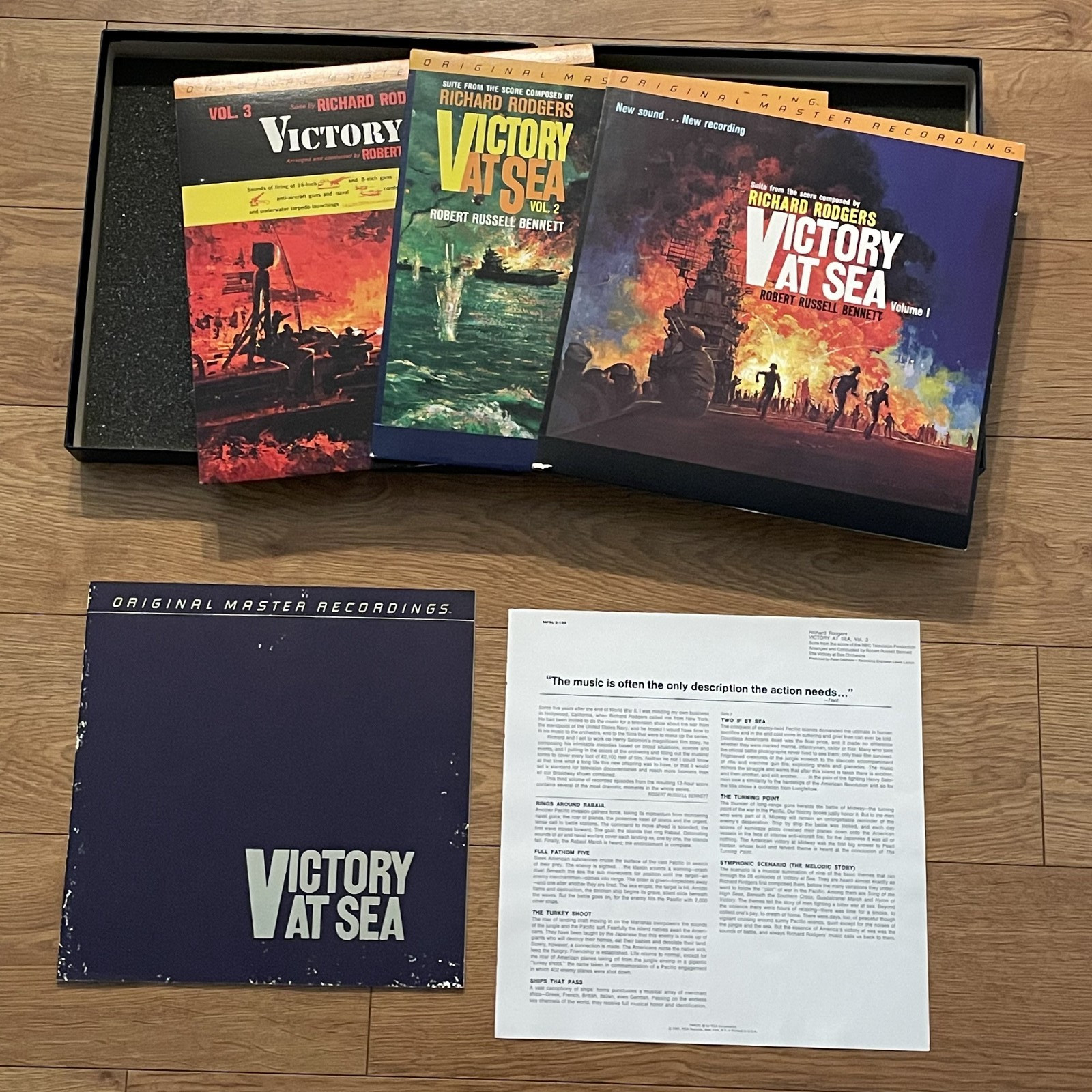 Original Master Recording: “Victory At Sea”, MFSL, 3-LP Box, Limited Edition, NM