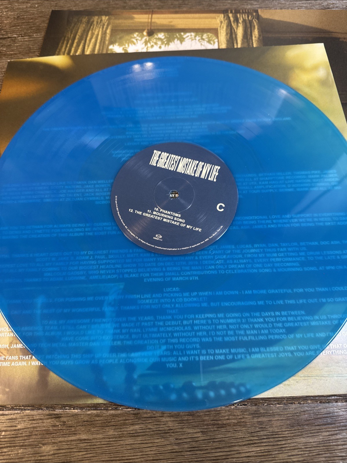 The Greatest Mistake of My Life-Sea Blue & Milky Clear Galaxy by Holding Absence